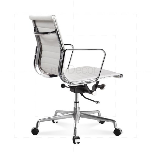 Eames White Leather Office Chair MoDecor Furnitures